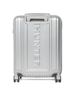 Hunter Walizka kabinowa CEO-HUNTER-S-002-08-SILVER Srebrny
