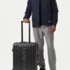Hunter Walizka średnia CEO-HUNTER-M-001-08-BLACK Czarny