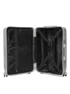 Hunter Walizka średnia CEO-HUNTER-M-002-08-SILVER Srebrny