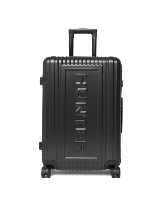 Hunter Walizka średnia CEO-HUNTER-M-001-08-BLACK Czarny