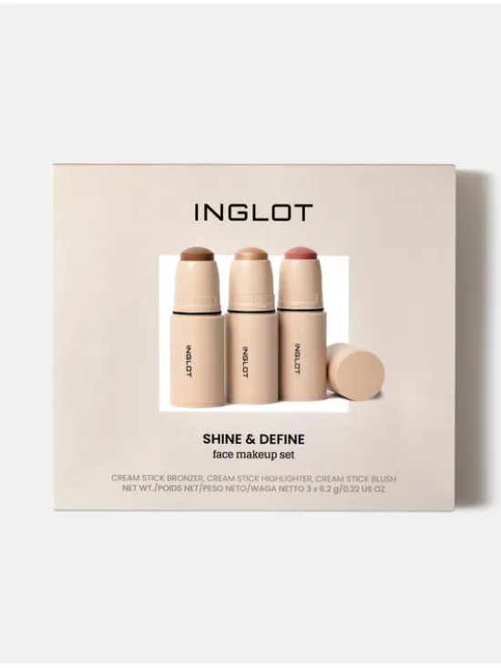 INGLOT Shine & Define Zestaw do makijażu