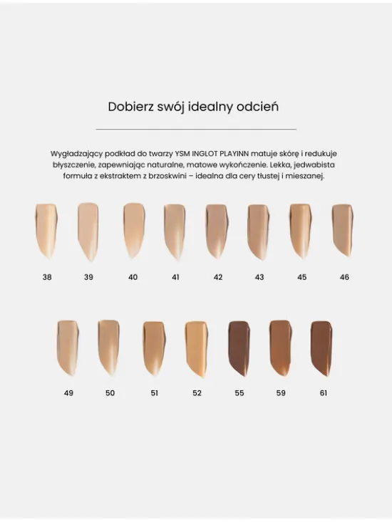 INGLOT YSM Playinn Podkład 59 MC