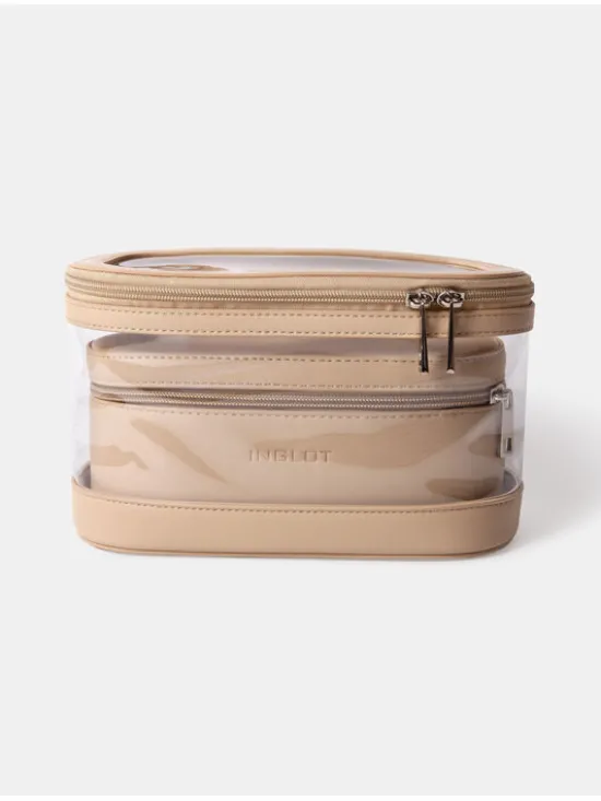 INGLOT Zestaw kosmetyczek Bag Set Beżowy