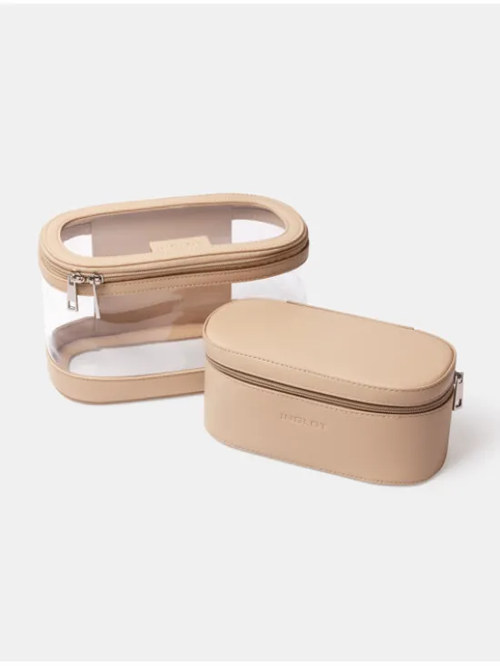 INGLOT Zestaw kosmetyczek Bag Set Beżowy