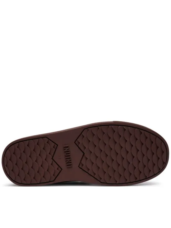 Inuikii Klapki Mule Wool 1004.017.0011 Brązowy ciemny