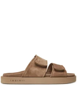 Inuikii Klapki Suede Double Band 50102-510 Beżowy