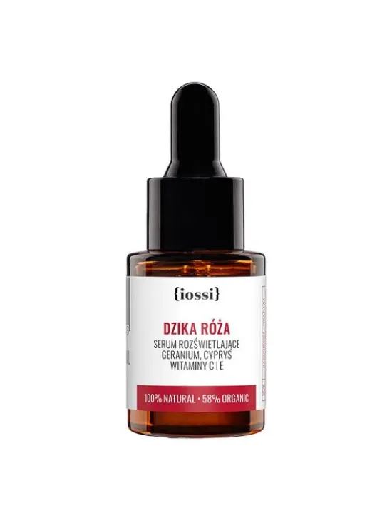 Iossi Dzika Róża Rozświetlające Geranium, Cyprys, Witaminy C I E Serum