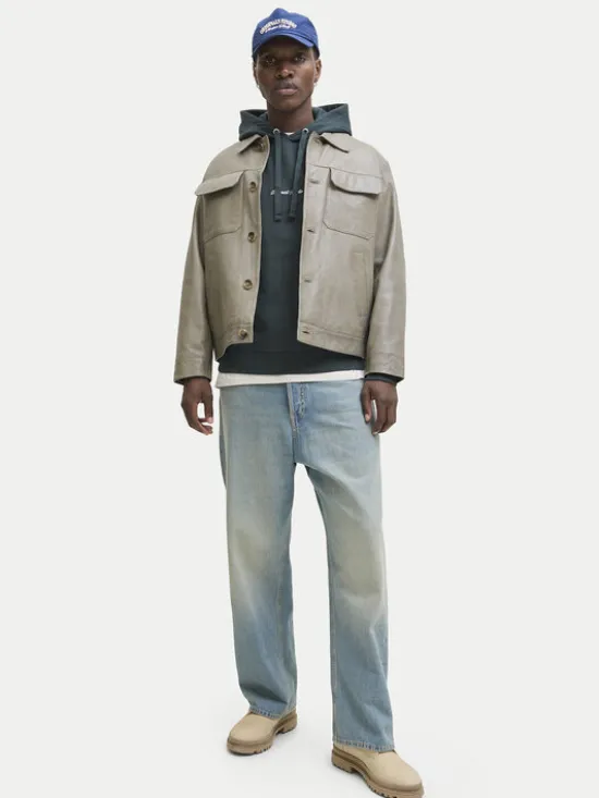 Jack & Jones Bluza Norrebro 12282861 Zielony ciemny Relaxed Fit