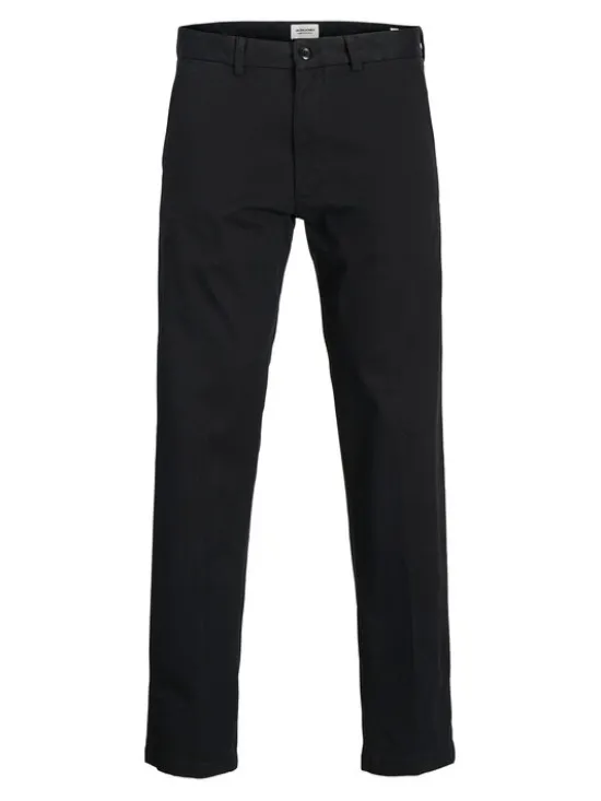 Jack & Jones Chinosy Kane 12268490 Czarny Regular Fit