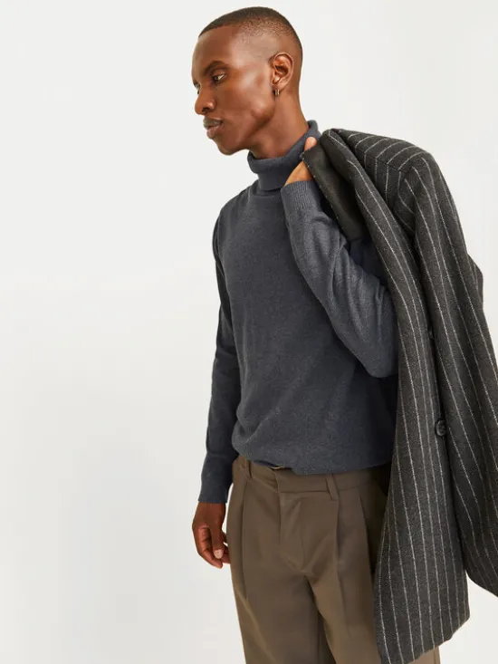 Jack & Jones Golf Basic 12258051 Szary Regular Fit