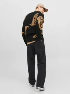 Jack & Jones Jeansy Alex 12236089 Czarny Baggy Fit