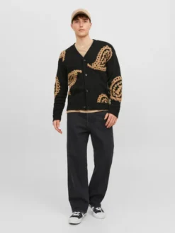 Jack & Jones Jeansy Alex 12236089 Czarny Baggy Fit