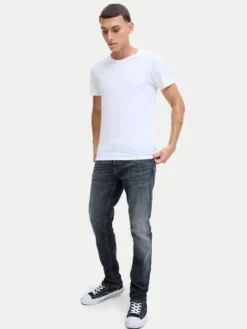 Jack & Jones Jeansy Glenn 12278434 Szary Slim Fit