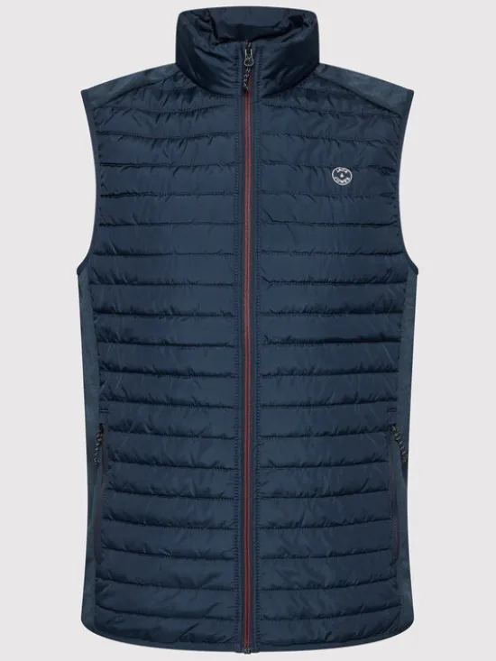 Jack & Jones Kamizelka Multi 12200684 Granatowy Slim Fit