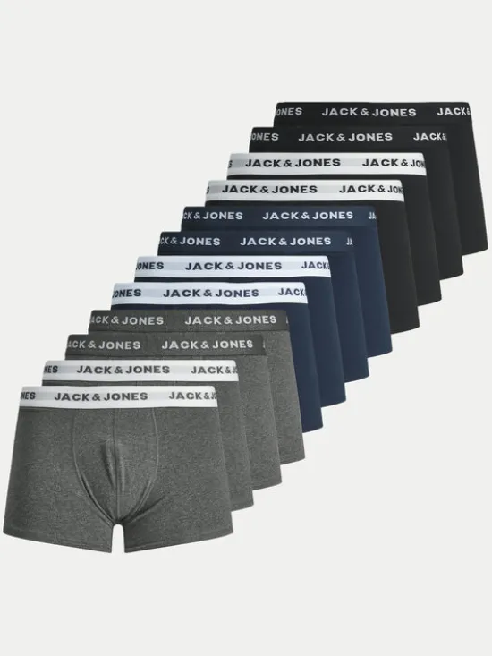 Jack & Jones Komplet bokserek Solid 12189935 Kolorowy