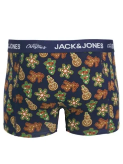 Jack & Jones Komplet bokserki i skarpety Gingerbread Giftbox 12285133 Kolorowy
