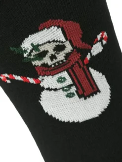 Jack & Jones Komplet bokserki i skarpety Snow Skulls Giftbox 12285138 Czarny