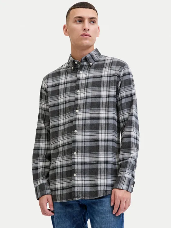 Jack & Jones Komplet koszul Blubarkley 12294328 Szary Regular Fit