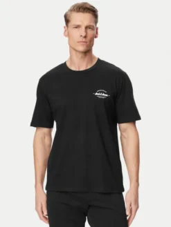Jack & Jones Komplet t-shirt i spodenki Brandon 12298184 Czarny Regular Fit