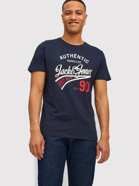 Jack & Jones Komplet t-shirtów Ethan 12221269 Kolorowy Regular Fit