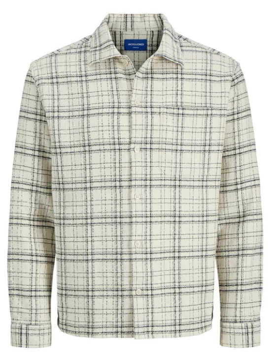 Jack & Jones Koszula York 12283078 Beżowy Relaxed Fit