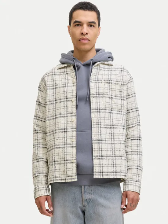 Jack & Jones Koszula York 12283078 Beżowy Relaxed Fit