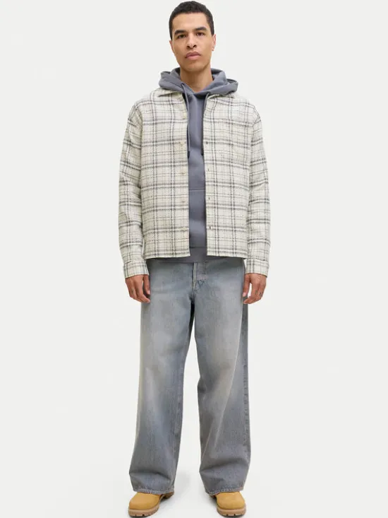 Jack & Jones Koszula York 12283078 Beżowy Relaxed Fit