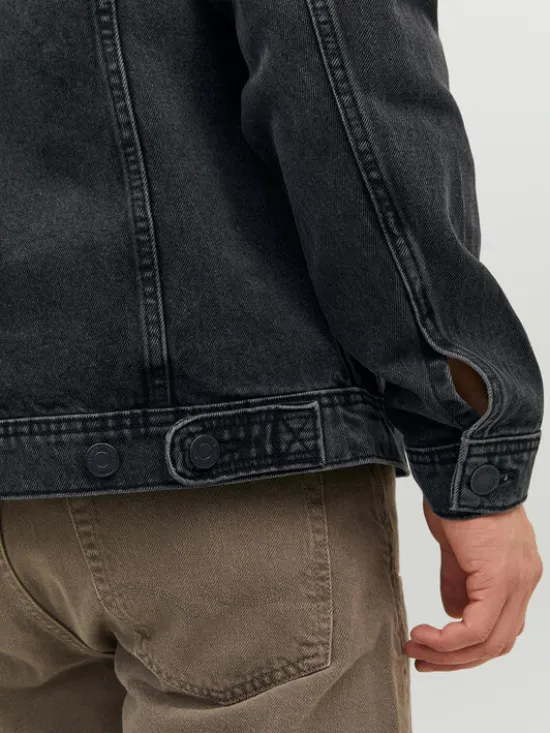 Jack & Jones Kurtka jeansowa Jean 12223613 Czarny Regular Fit