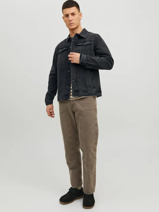 Jack & Jones Kurtka jeansowa Jean 12223613 Czarny Regular Fit