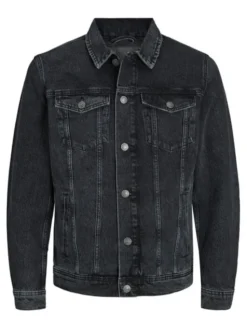 Jack & Jones Kurtka jeansowa Jean 12223613 Czarny Regular Fit