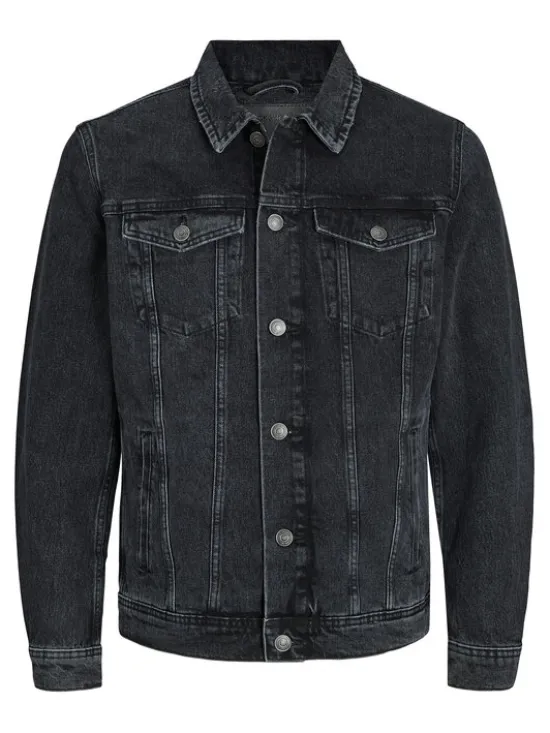 Jack & Jones Kurtka jeansowa Jean 12223613 Czarny Regular Fit