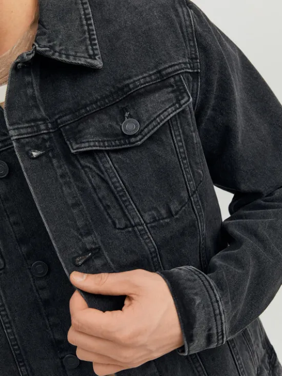 Jack & Jones Kurtka jeansowa Jean 12223613 Czarny Regular Fit