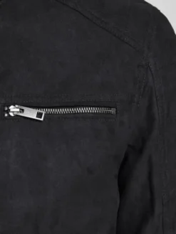 Jack & Jones Kurtka z imitacji skóry Rocky 12147218 Czarny Regular Fit