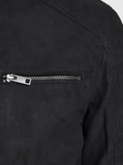 Jack & Jones Kurtka z imitacji skóry Rocky 12147218 Czarny Regular Fit