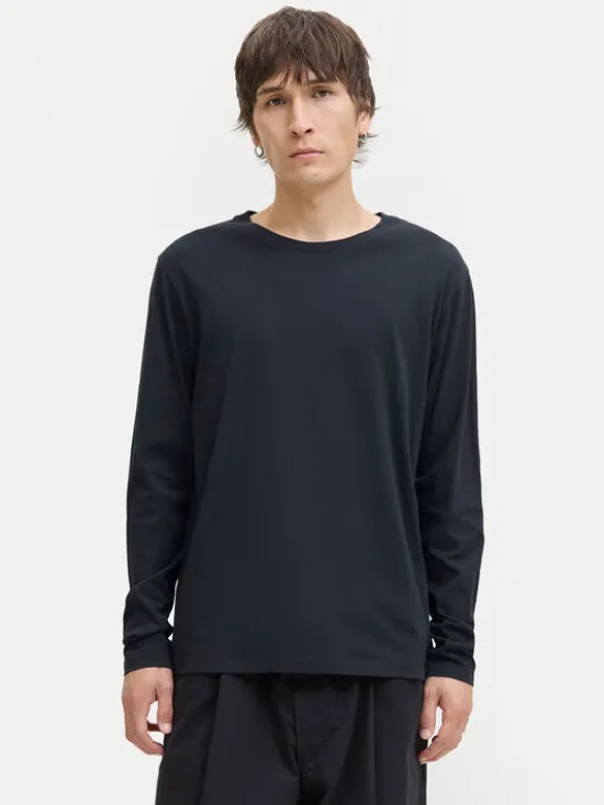 Jack & Jones Longsleeve Basic 12279538 Granatowy Regular Fit