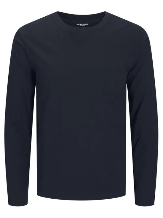 Jack & Jones Longsleeve Basic 12279538 Granatowy Regular Fit