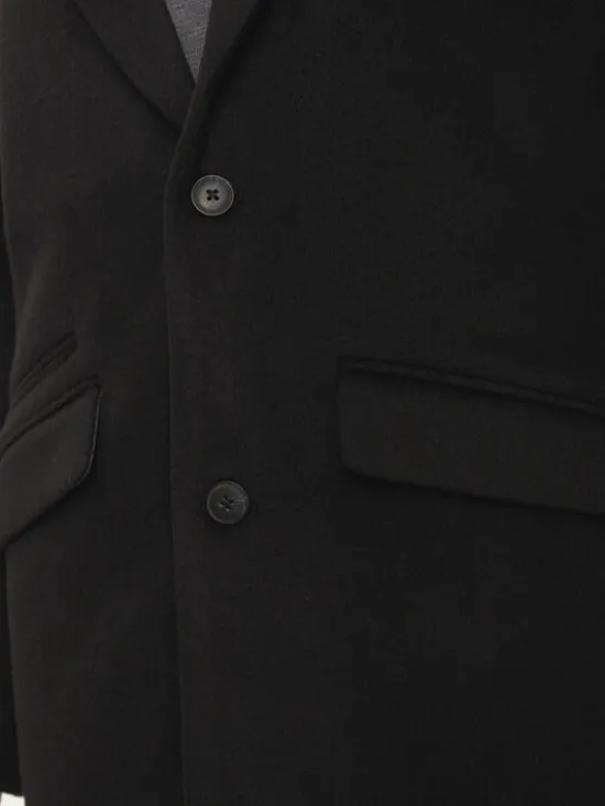 Jack & Jones Płaszcz przejściowy Hays 12258389 Czarny Regular Fit