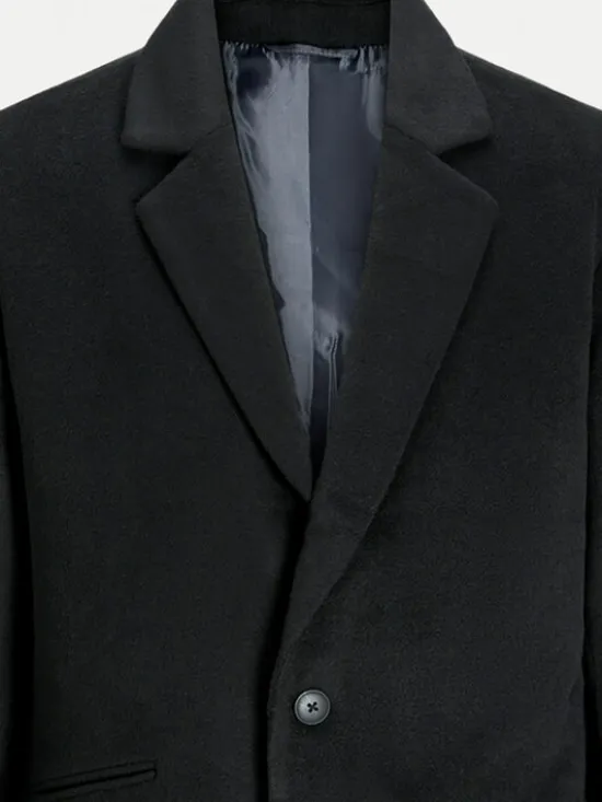 Jack & Jones Płaszcz przejściowy Hays 12258389 Czarny Regular Fit
