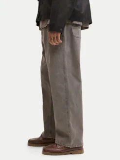 Jack & Jones Spodnie materiałowe Alex 12288528 Beżowy Baggy Fit