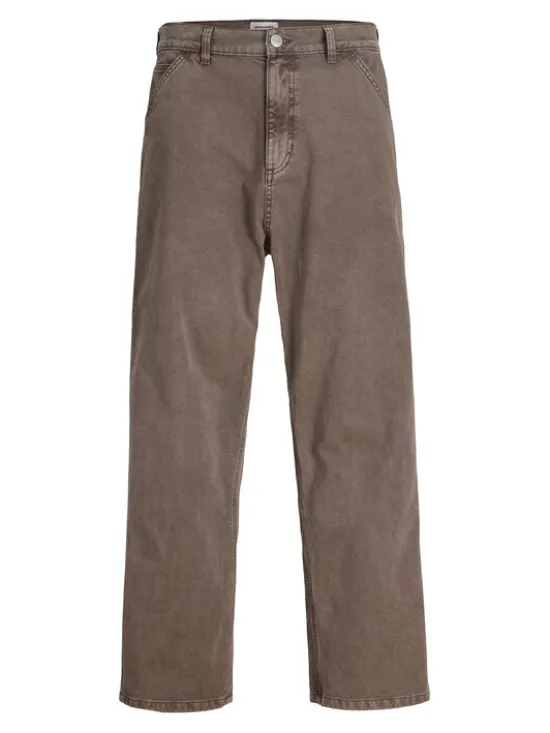 Jack & Jones Spodnie materiałowe Alex 12288528 Beżowy Baggy Fit