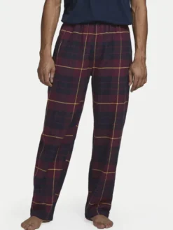 Jack & Jones Spodnie piżamowe Crimon 12182711 Bordowy Regular Fit