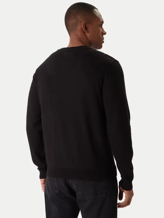 Jack & Jones Sweter Holiday 12287994 Czarny Relaxed Fit