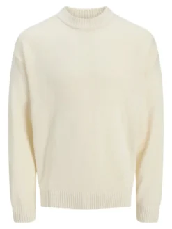 Jack & Jones Sweter Urban 12278942 Écru Relaxed Fit