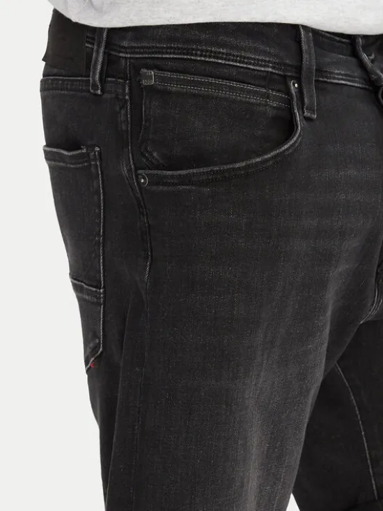 Jack & Jones Szorty jeansowe Rick 12269608 Czarny Regular Fit