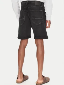 Jack & Jones Szorty jeansowe Rick 12269608 Czarny Regular Fit