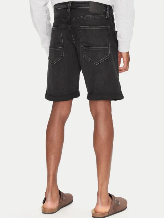 Jack & Jones Szorty jeansowe Rick 12269608 Czarny Regular Fit