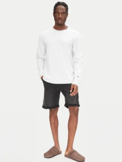 Jack & Jones Szorty jeansowe Rick 12269608 Czarny Regular Fit