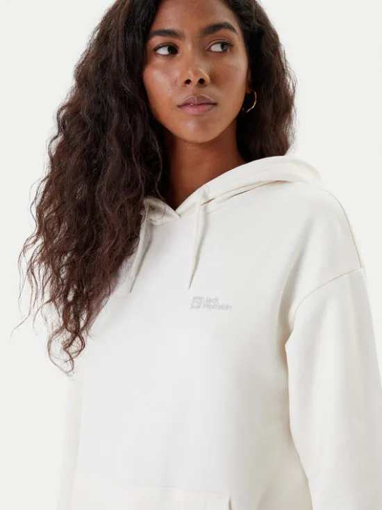 Jack Wolfskin Bluza Essential A63848 Écru Regular Fit