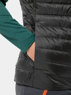 Jack Wolfskin Kamizelka Pilvi 1207711 Czarny Regular Fit
