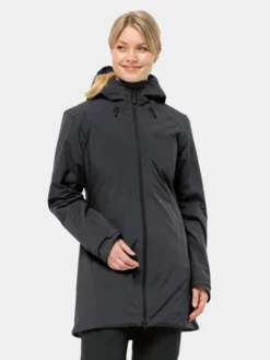 Jack Wolfskin Kurtka zimowa Heidelstein Ins Jkt 1115681 Czarny Regular Fit